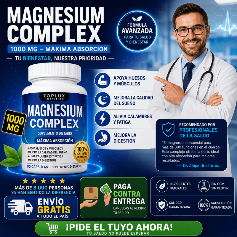 ¿Estrés y Cortisol Alto? | Magnesio 8 en 1: Equilibra tu Cortisol y Reduce el Estrés 🧘♀️
