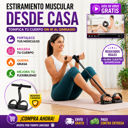 BANDA DE RESISTENCIA ELASTICA MULTIFUNCIONAL-Envio Gratis