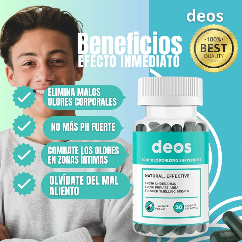 Deos Elimina Mal Olor 30 caps- Envío Gratis