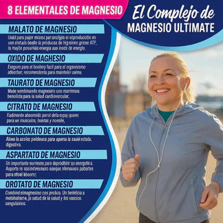 ¿Estrés y Cortisol Alto? | Magnesio 8 en 1: Equilibra tu Cortisol y Reduce el Estrés 🧘‍♀️