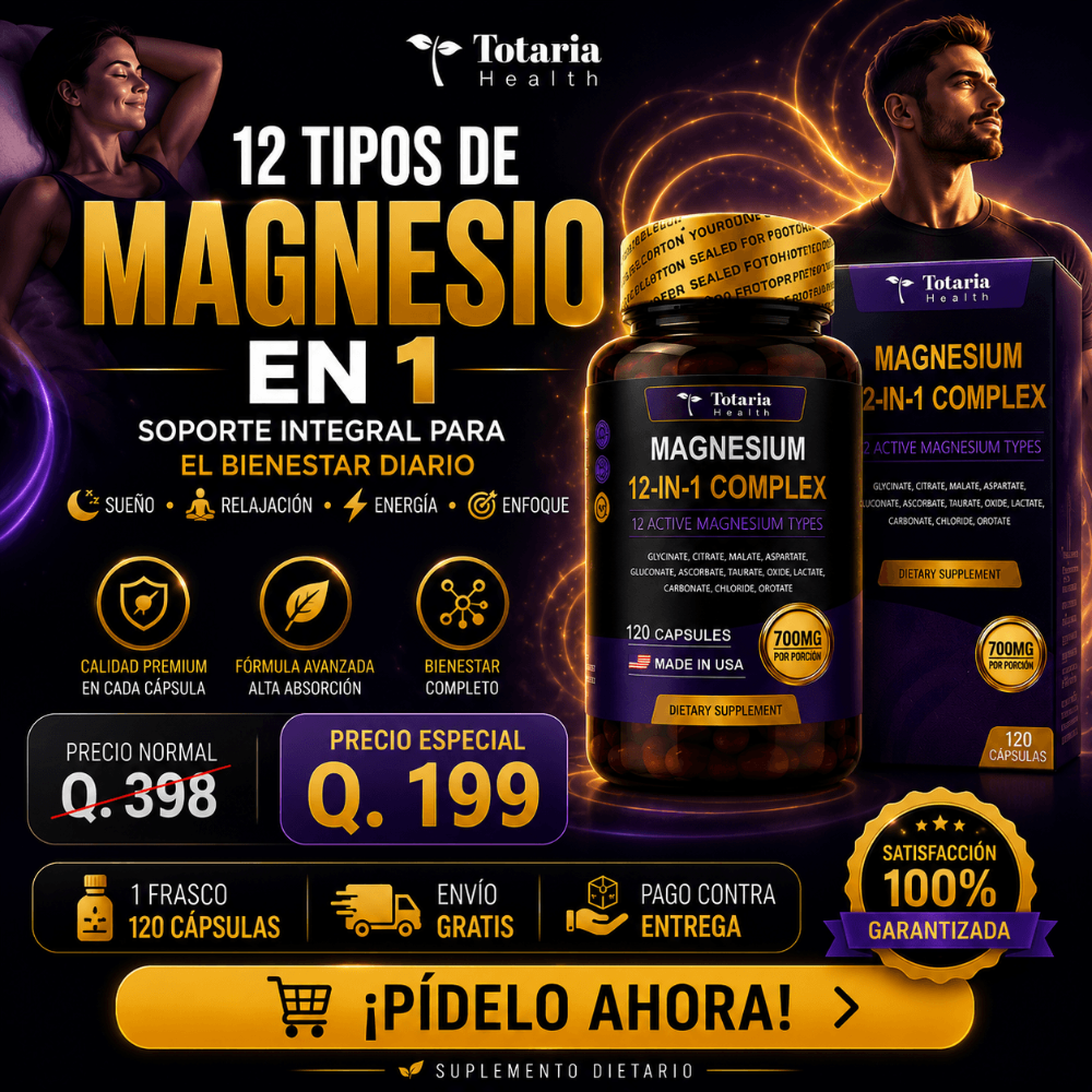 MAGNESIO 12 en 1 COMPLEX + Envio Gratis