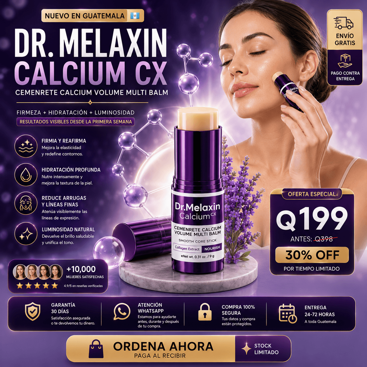 Dr. Melaxin Calcium CX™ | Bálsamo Reafirmante Antiedad Coreano