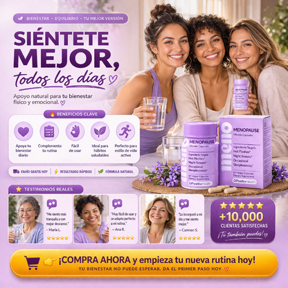 MENO - Menopausia Vitaminas en Cápsulas