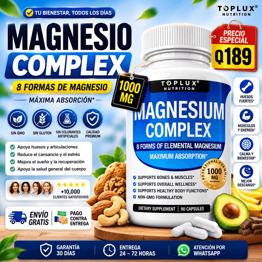 ¿Estrés y Cortisol Alto? | Magnesio 8 en 1: Equilibra tu Cortisol y Reduce el Estrés 🧘‍♀️