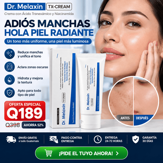 Melaxin™ | Crema Facial Iluminadora - Piel Radiante y Tono Uniforme ✨