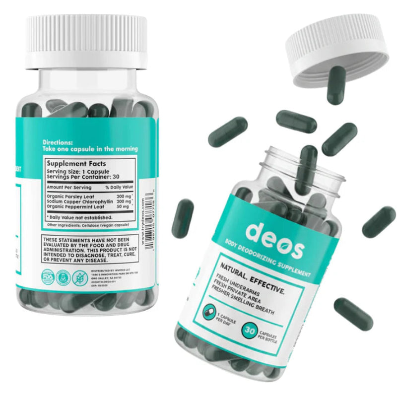 Deos Elimina Mal Olor 30 caps- Envío Gratis
