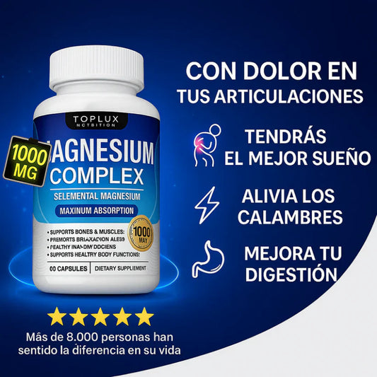 ¿Estrés y Cortisol Alto? | Magnesio 8 en 1: Equilibra tu Cortisol y Reduce el Estrés 🧘‍♀️